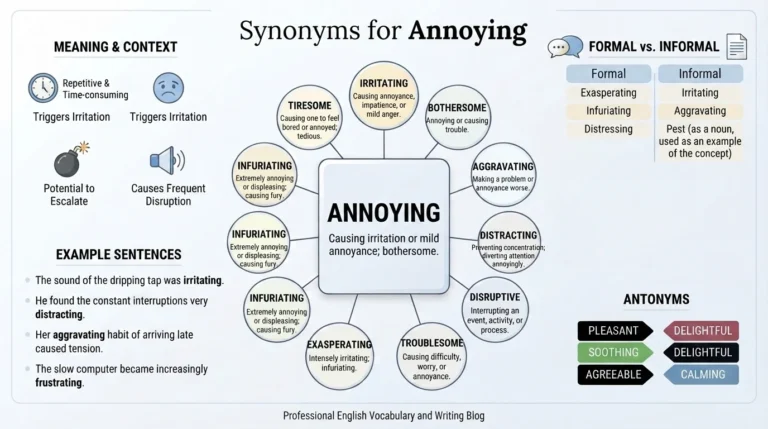 synonyms for annoying