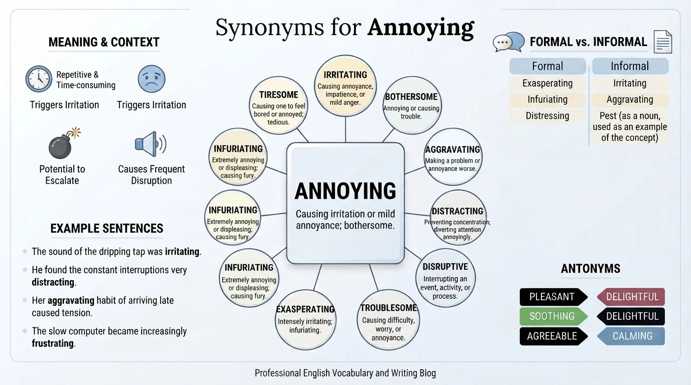 synonyms for annoying