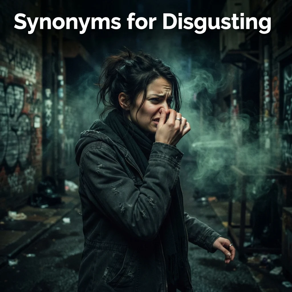 synonyms for disgusting