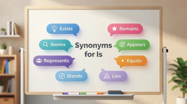 synonyms for is