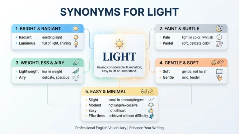 synonyms for light