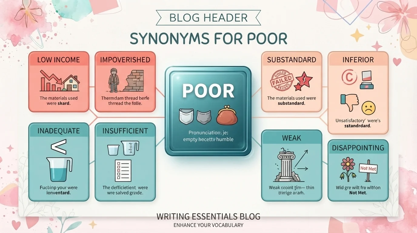 synonyms for poor