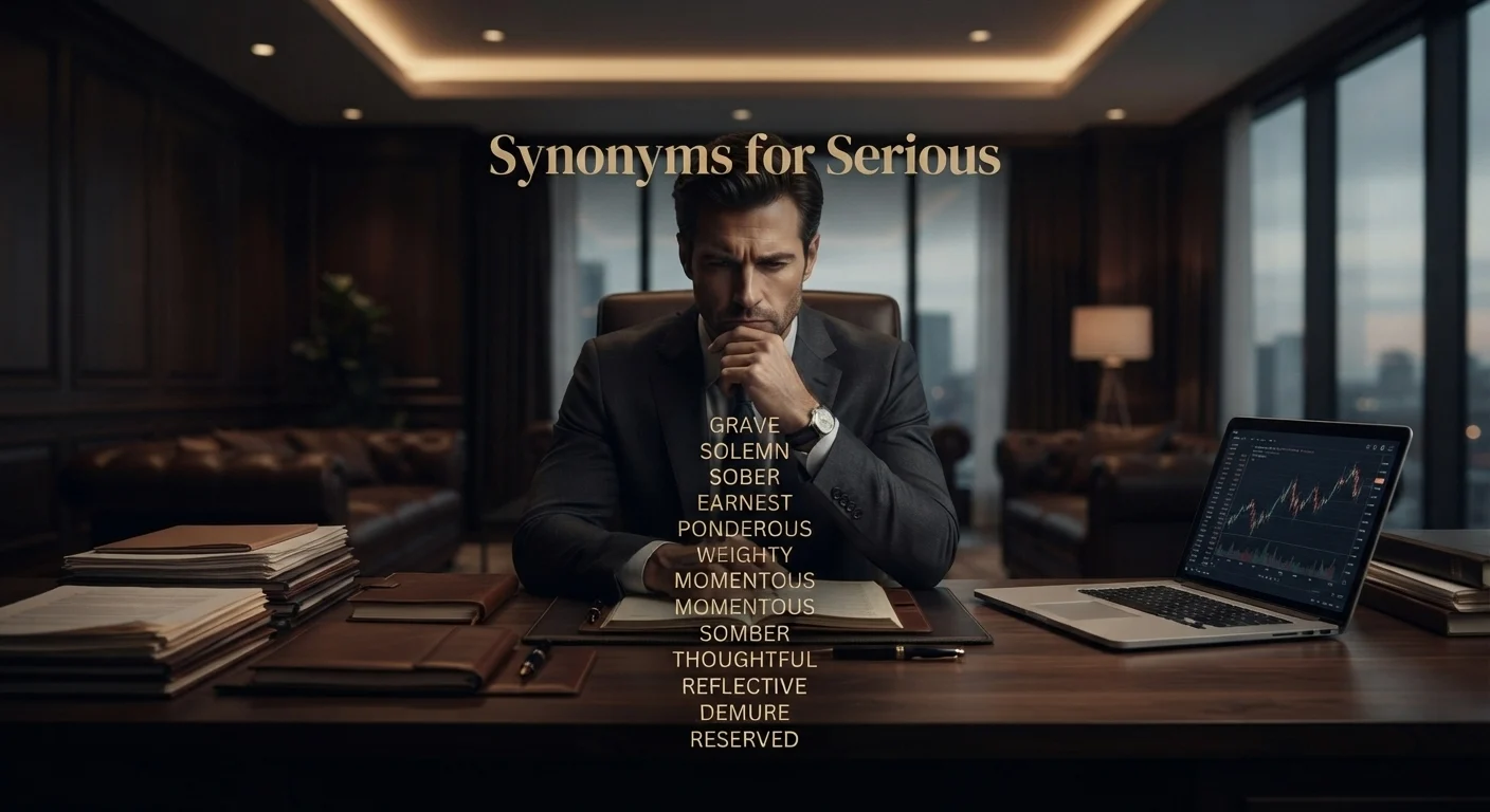 synonyms for serious