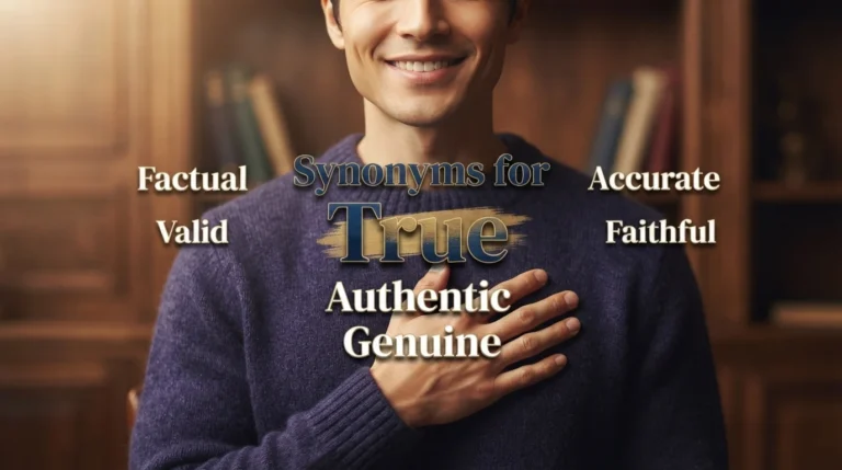 synonyms for true