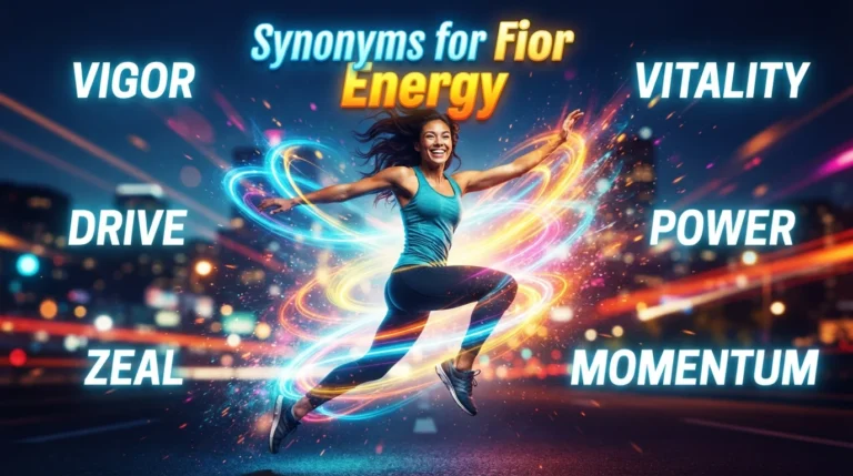 synonyms for energy