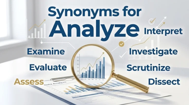 synonyms for analyze