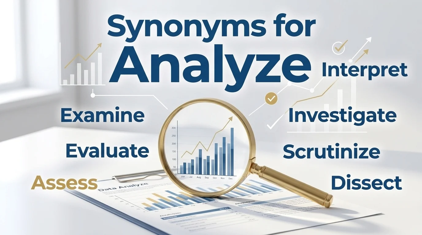 synonyms for analyze
