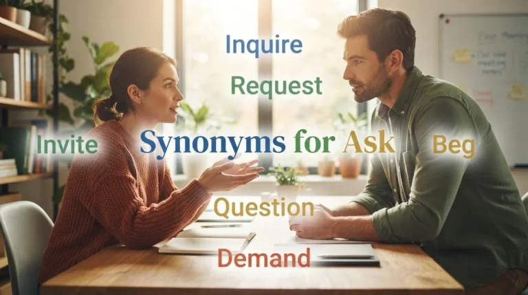 synonyms for ask