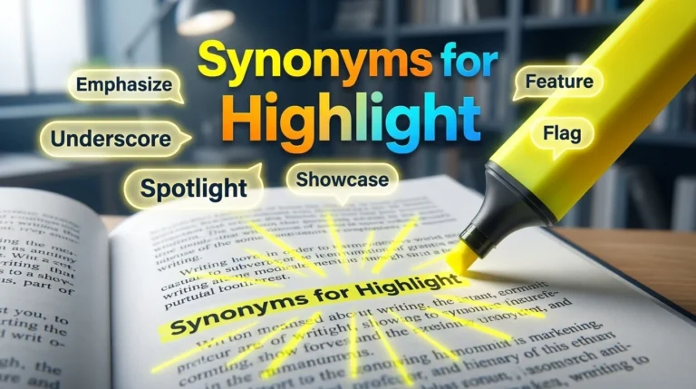 synonyms for highlight