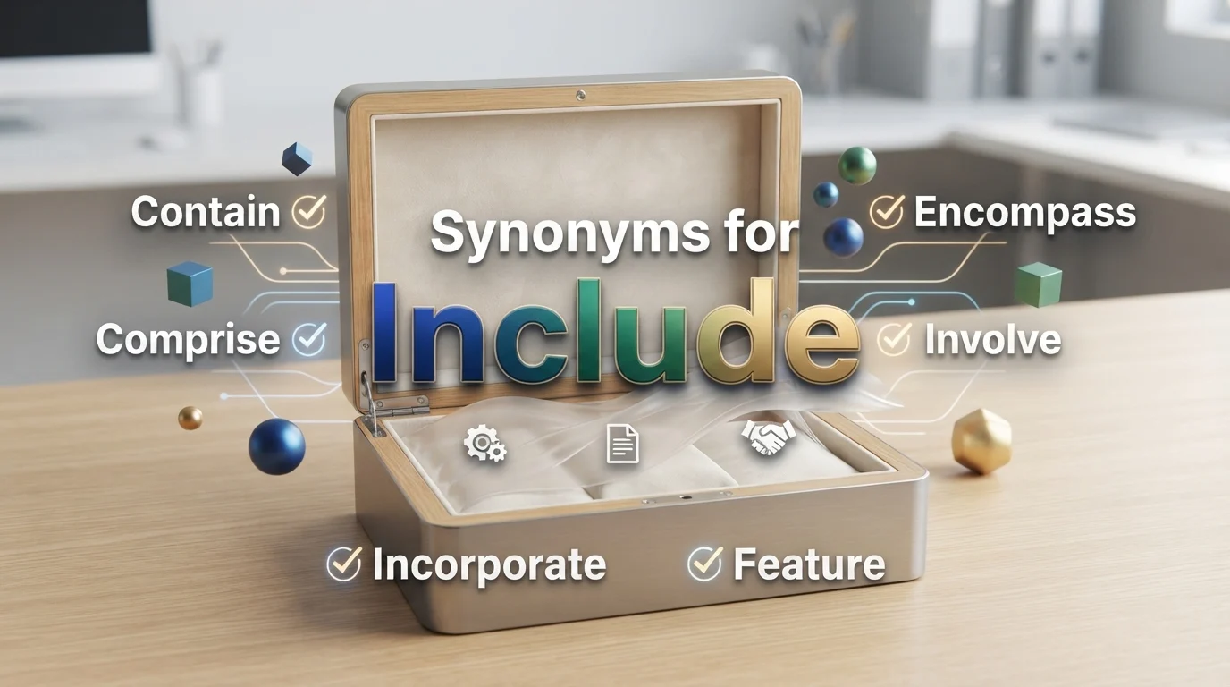synonyms for include