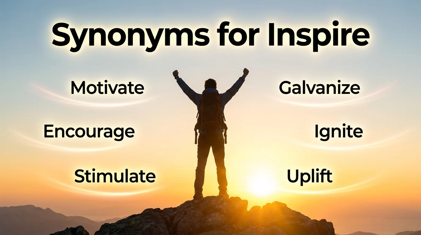 synonyms for inspire