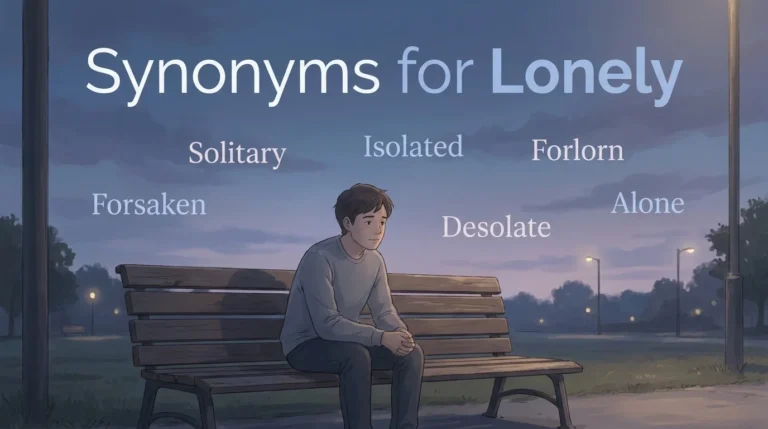 synonyms for lonely