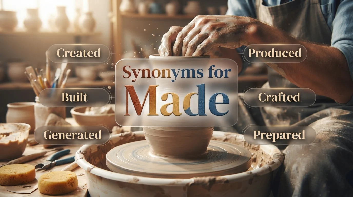 synonyms for made