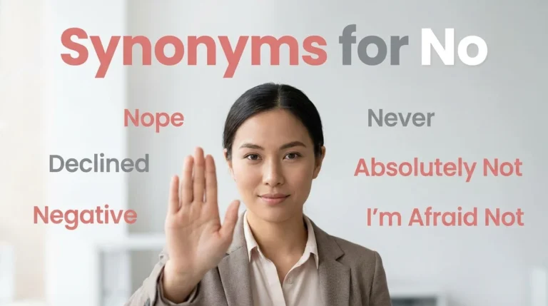 synonyms for no