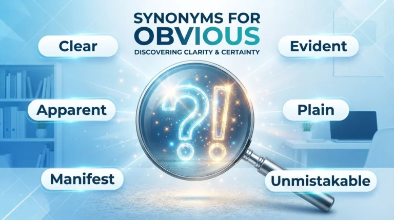 synonyms for obvious
