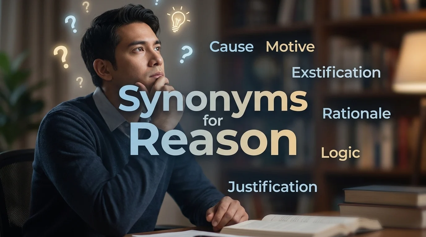 synonyms for reason