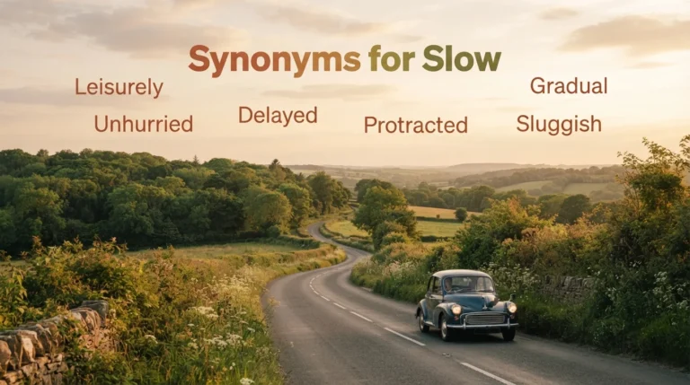 synonyms for slow