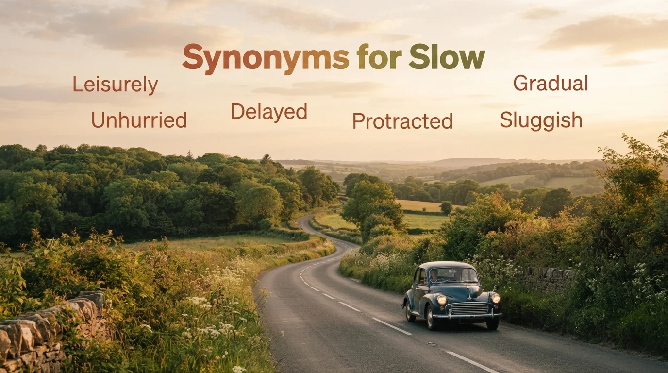 synonyms for slow