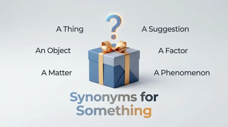synonyms for something