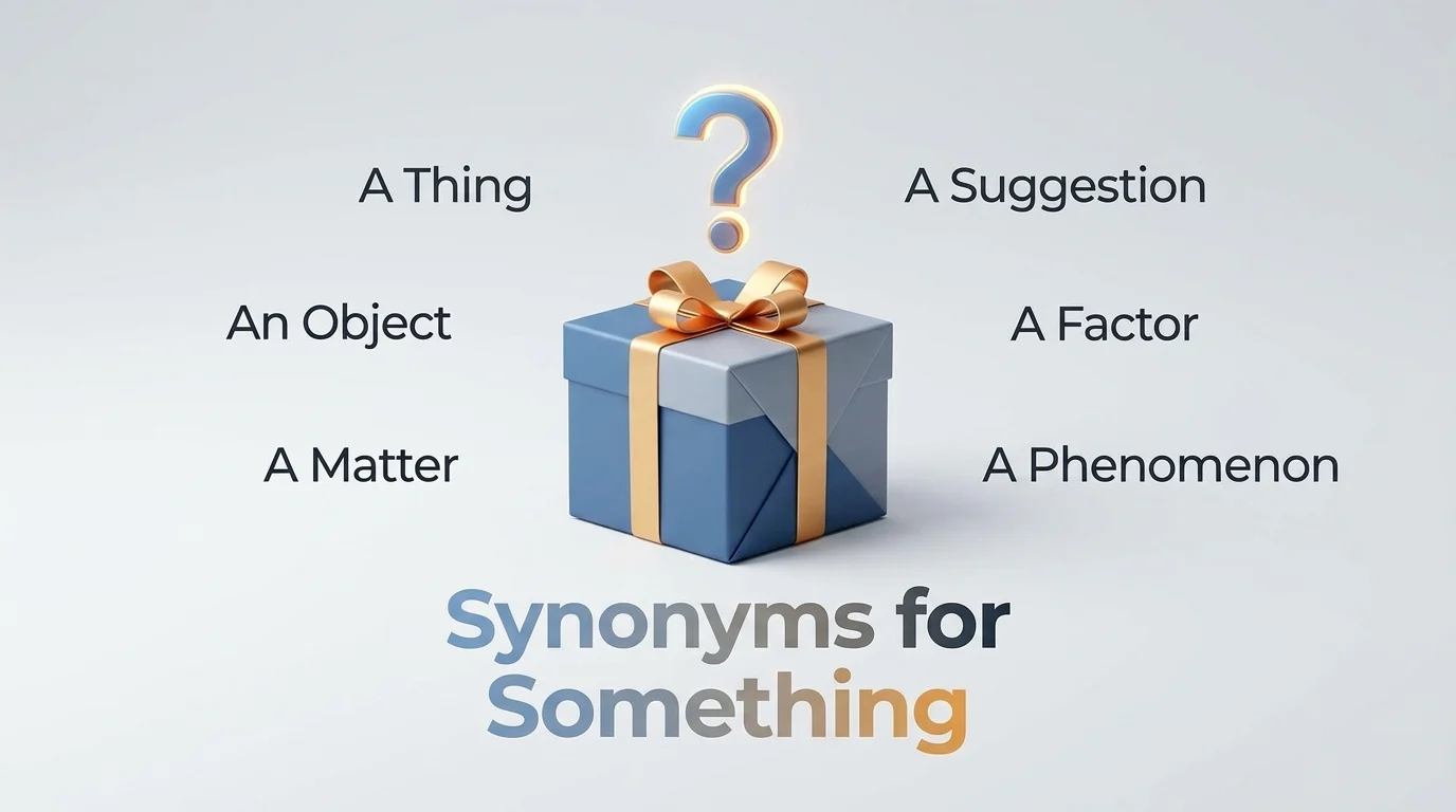 synonyms for something