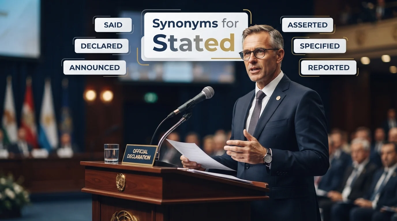 synonyms for stated