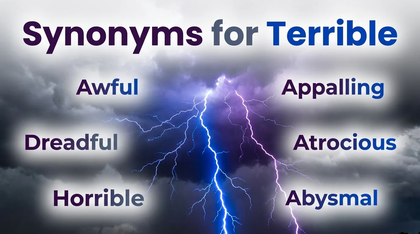 synonyms for terrible