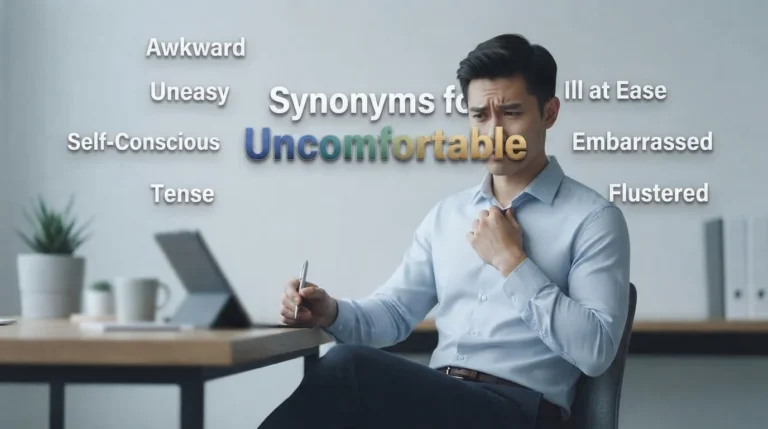 synonyms for uncomfortable