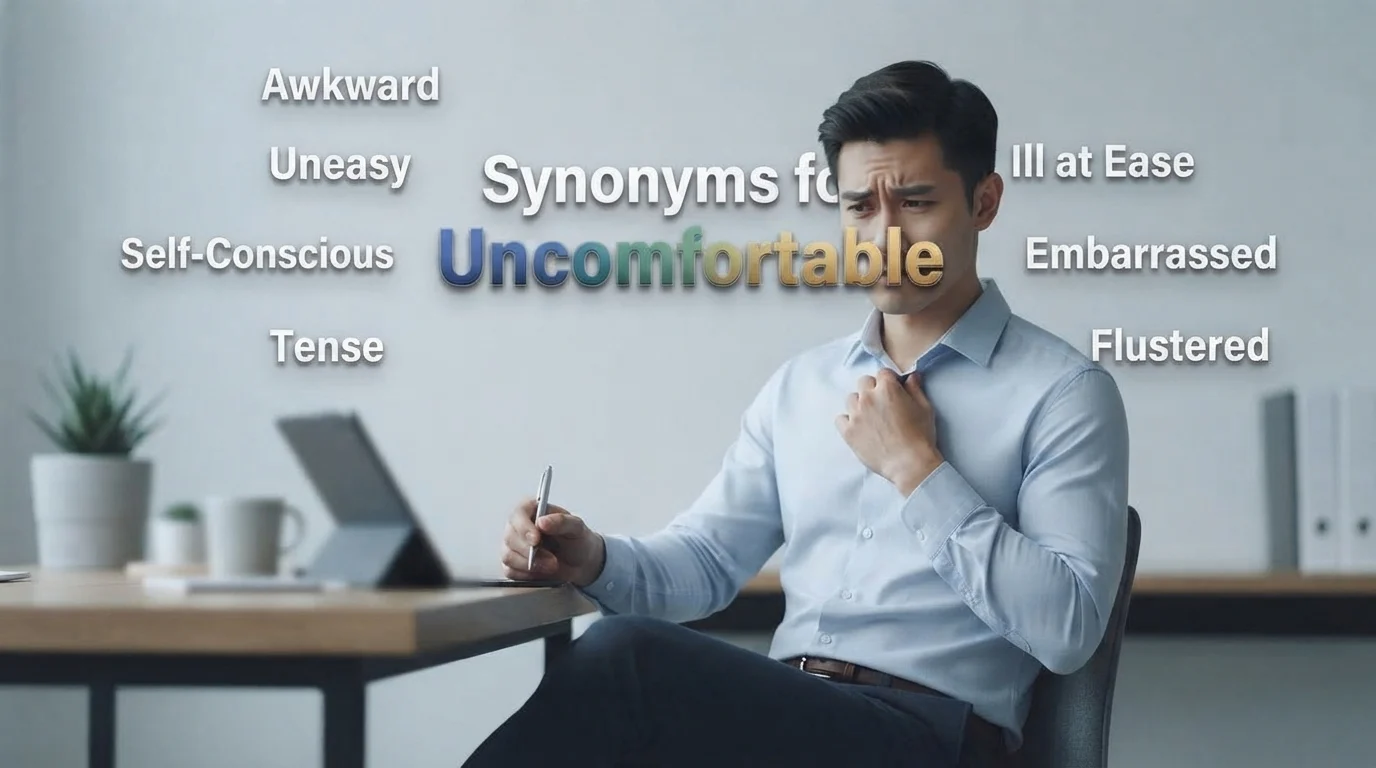 synonyms for uncomfortable