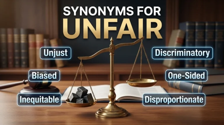 synonyms for unfair