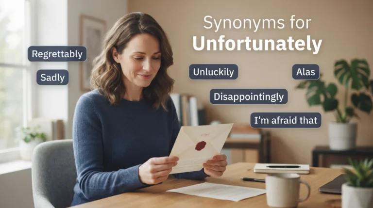 synonyms for unfortunately