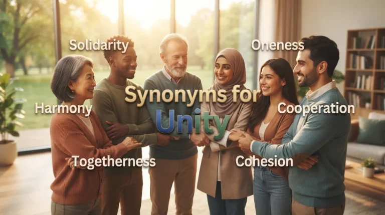 synonyms for unity