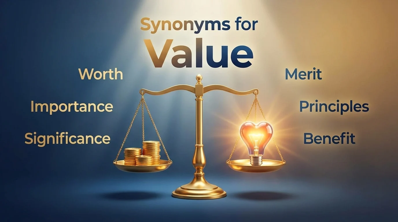 synonyms for value