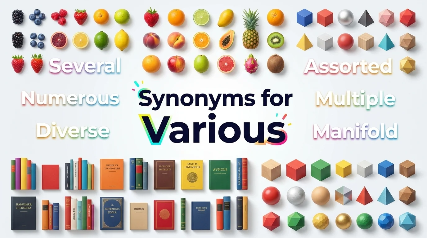 synonyms for various