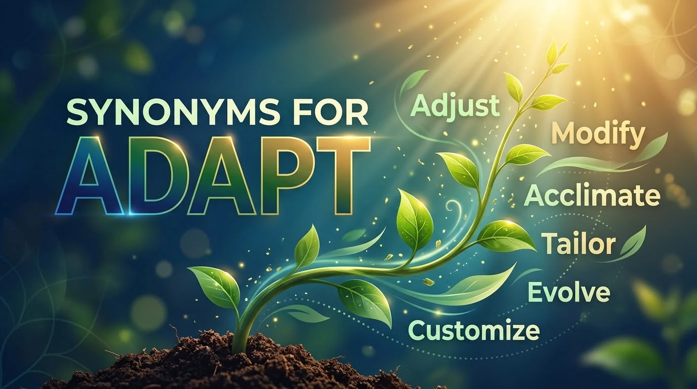synonyms for adapt