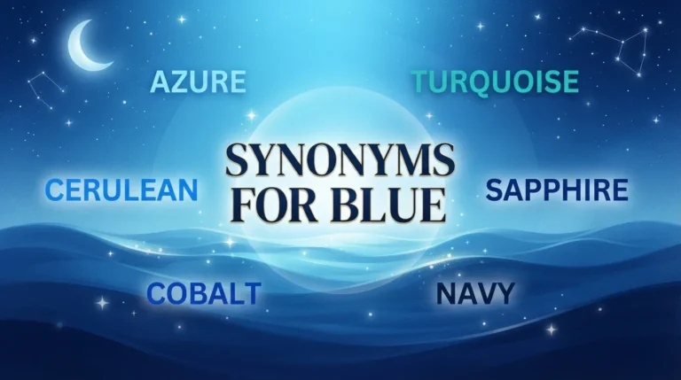 synonyms for blue
