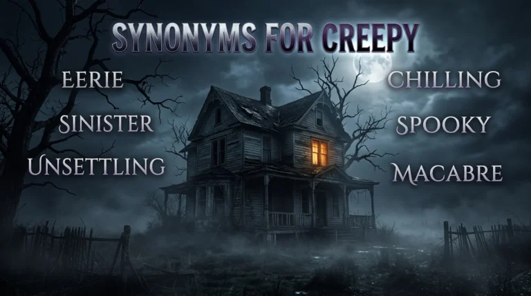 synonyms for creepy