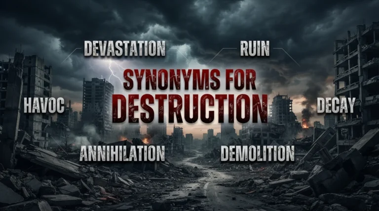 synonyms for destruction