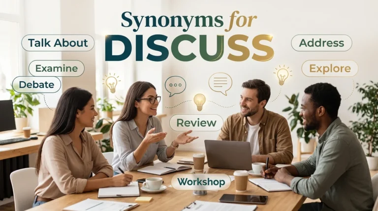 synonyms for discuss