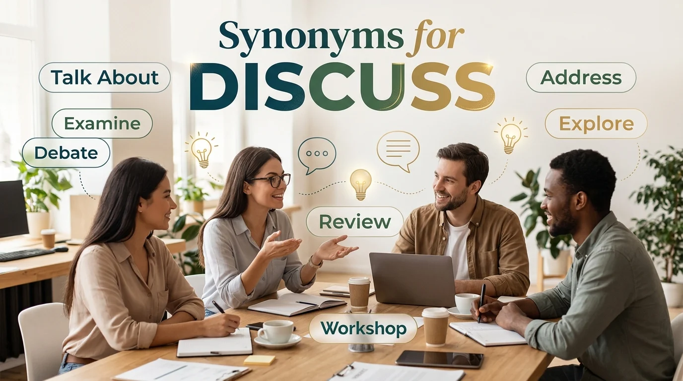synonyms for discuss