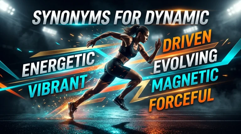 synonyms for dynamic
