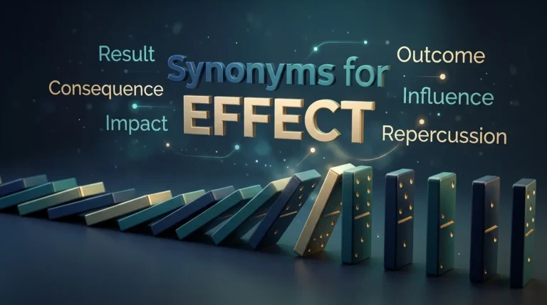synonyms for effect