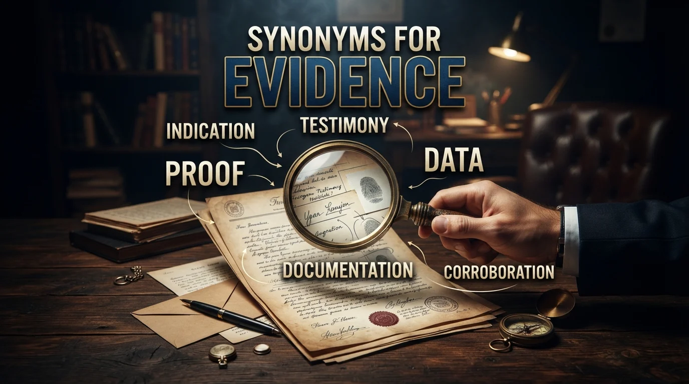 synonyms for evidence