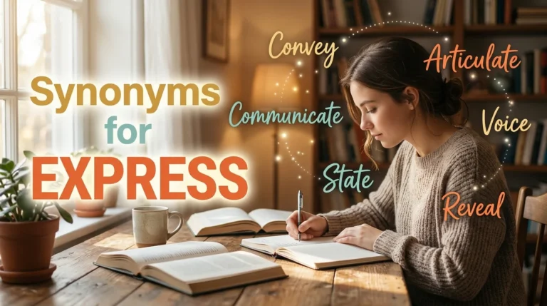 synonyms for express