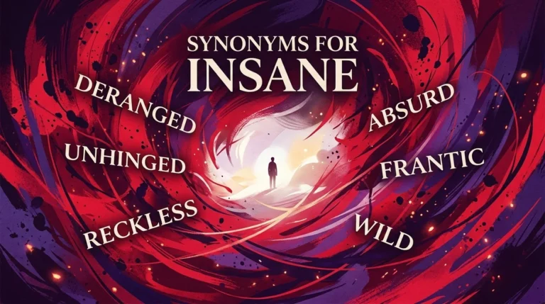 synonyms for insane