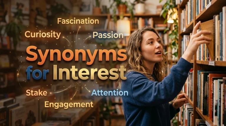 synonyms for interest