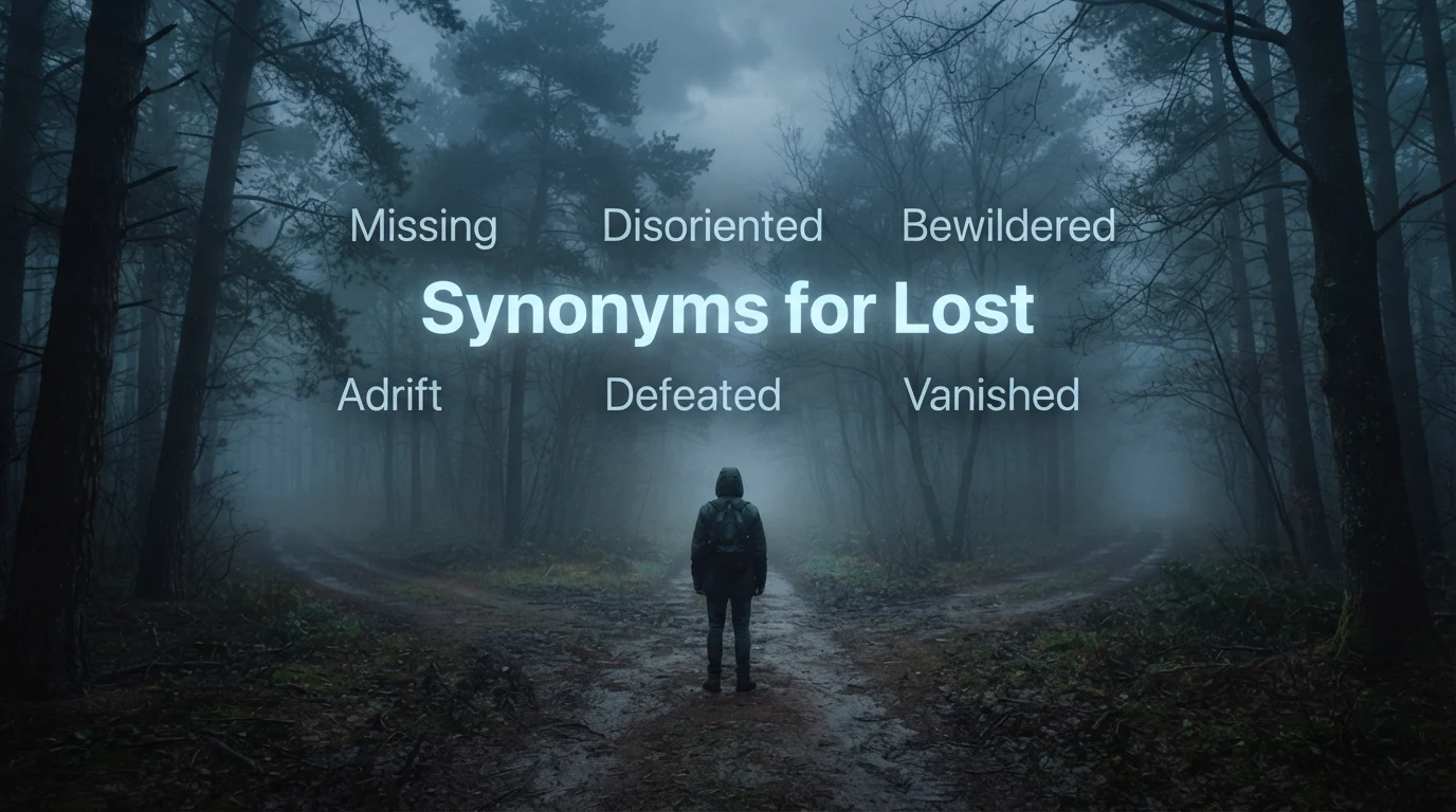 synonyms for lost