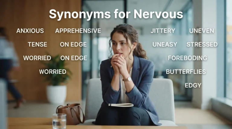 synonyms for nervous