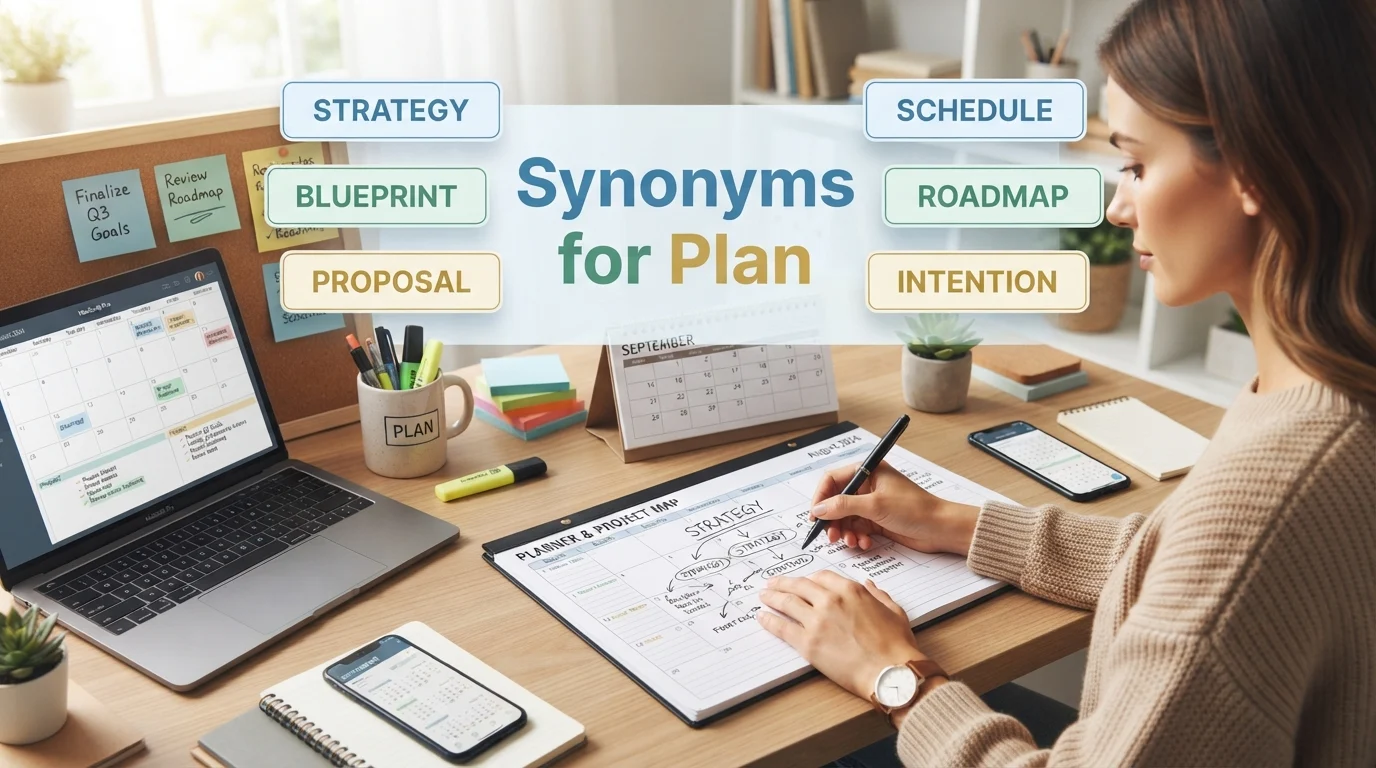 synonyms for plan