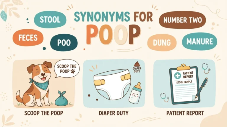 synonyms for poop