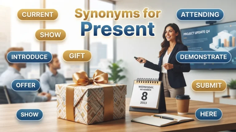synonyms for present